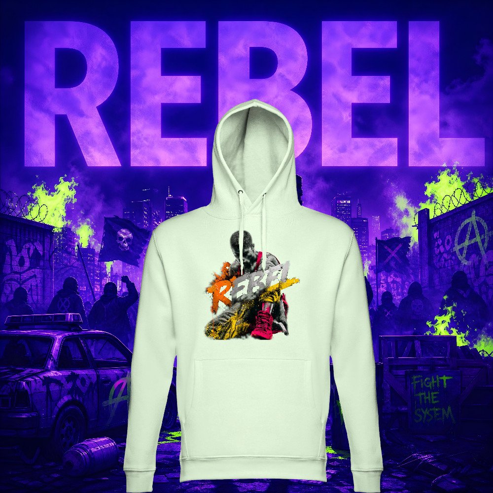REBEL - Kneeling Fighter Hoodie