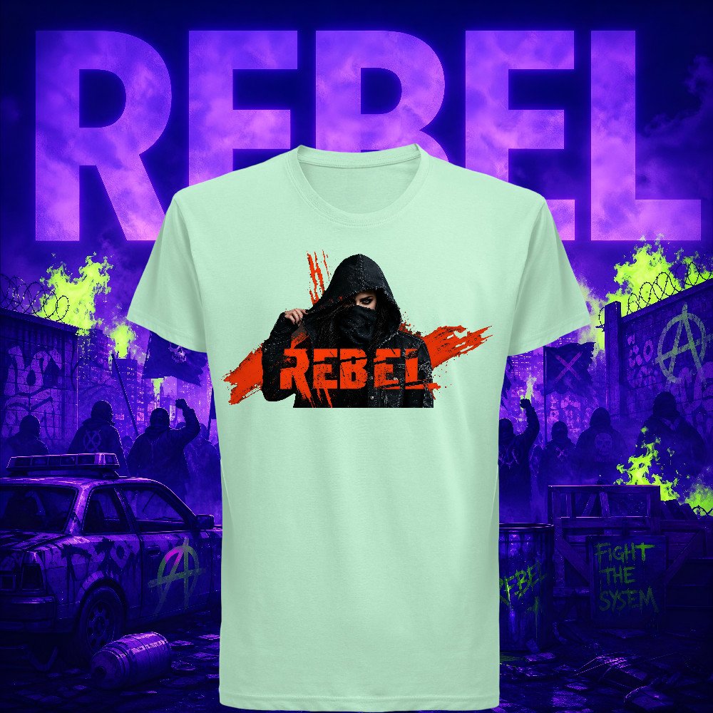 REBEL - Masked and Unbothered T-shirt