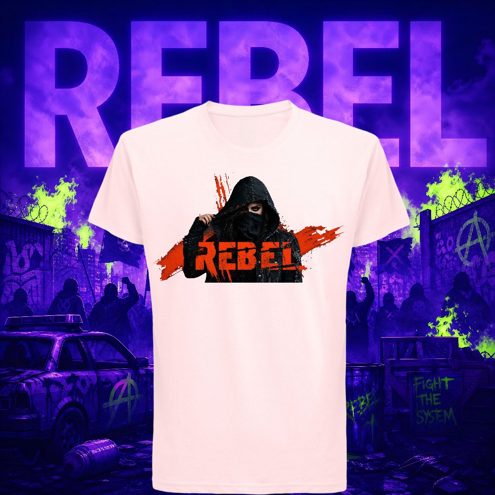 REBEL - Masked and Unbothered T-shirt