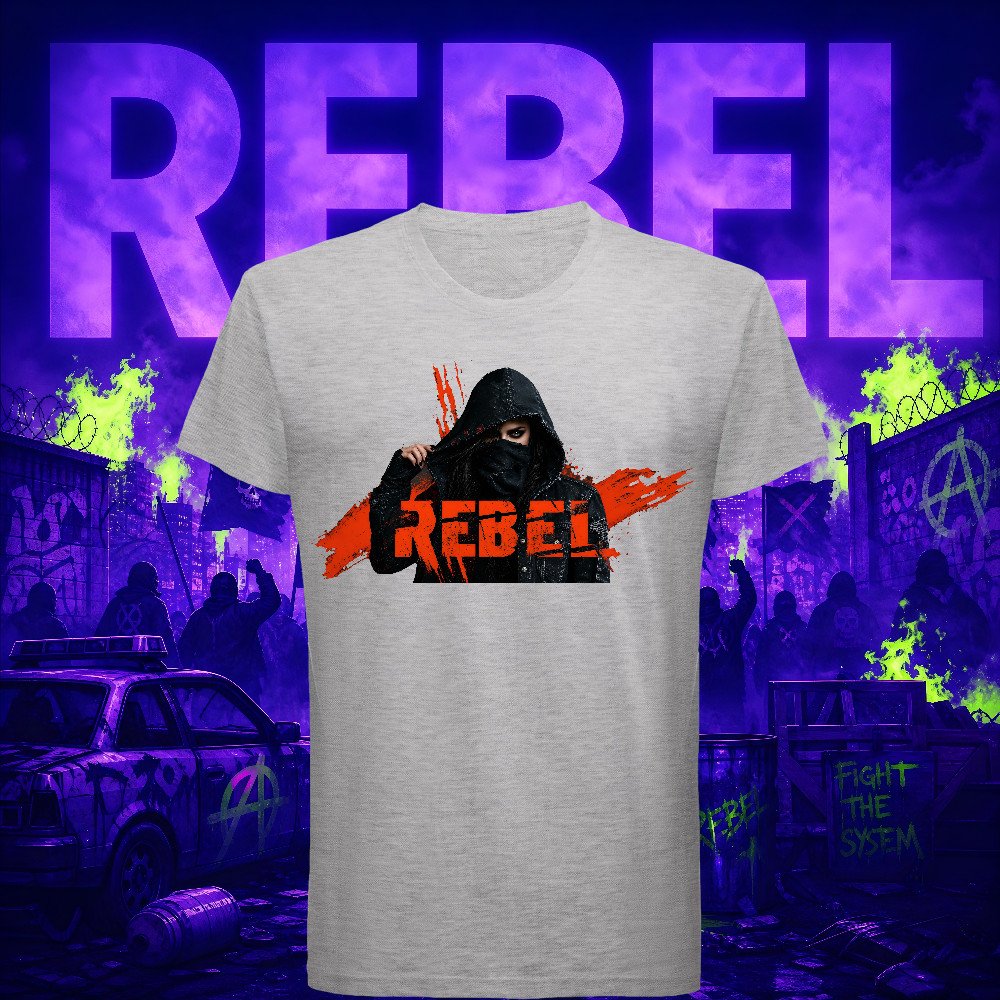 REBEL - Masked and Unbothered T-shirt