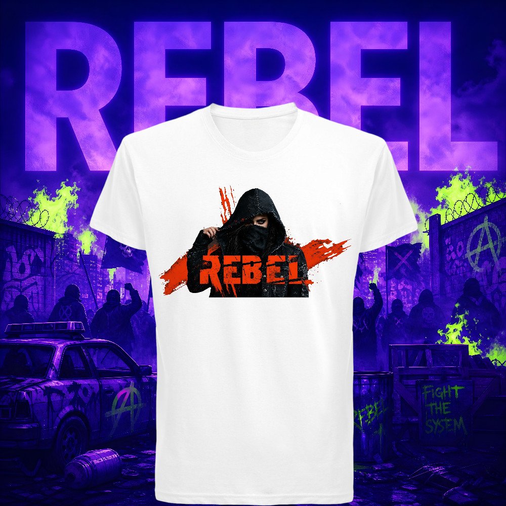 REBEL - Masked and Unbothered T-shirt
