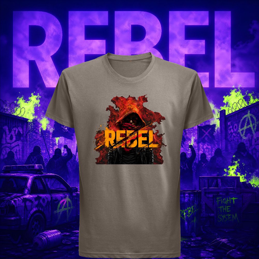 REBEL - Wrapped in Fire T-shirt
