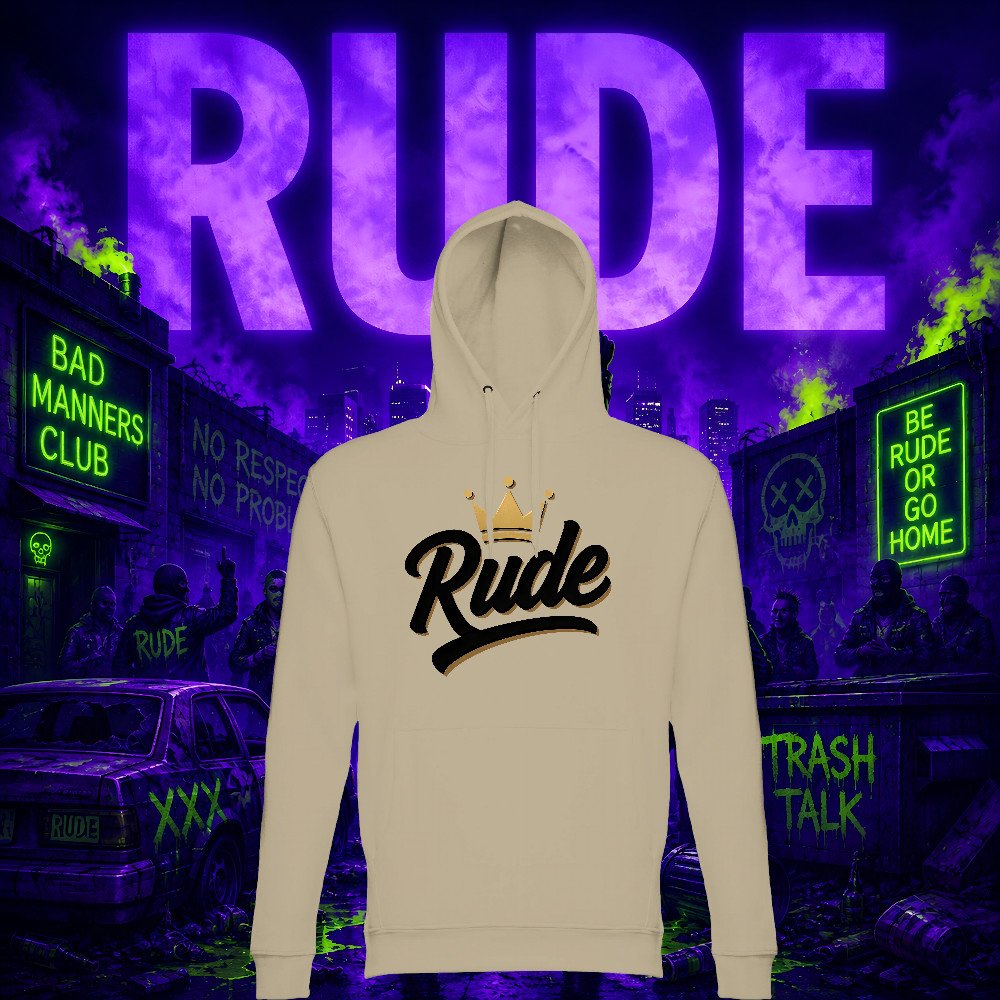 RUDE - Crowned Attitude Hoodie