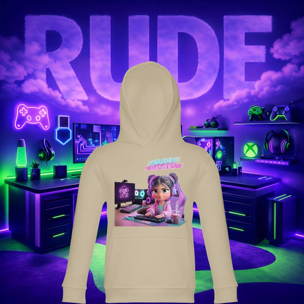 RUDE GAMERS - Game Over, Get Boba Hoodie