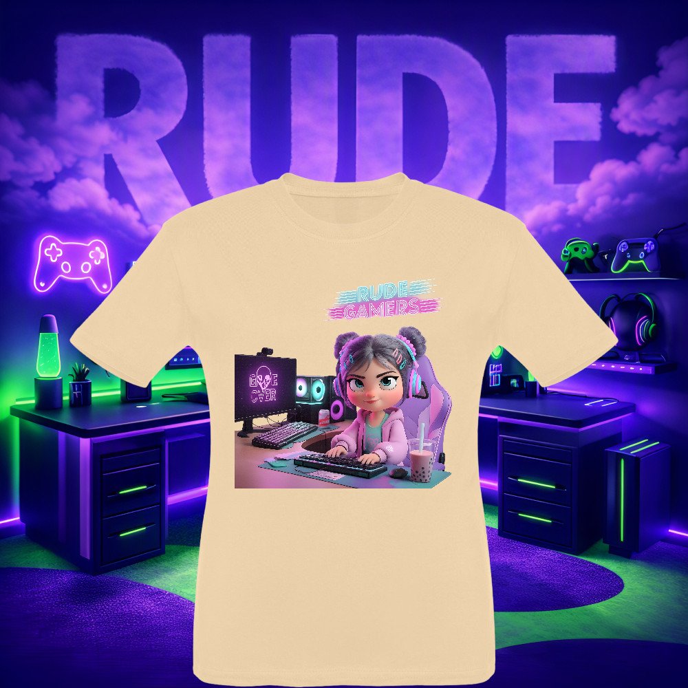 RUDE GAMERS - Game Over, Get Boba T-shirt