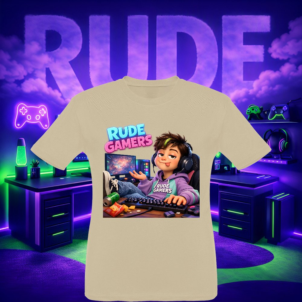 RUDE GAMERS - Zero Effort, Max Style T-shirt