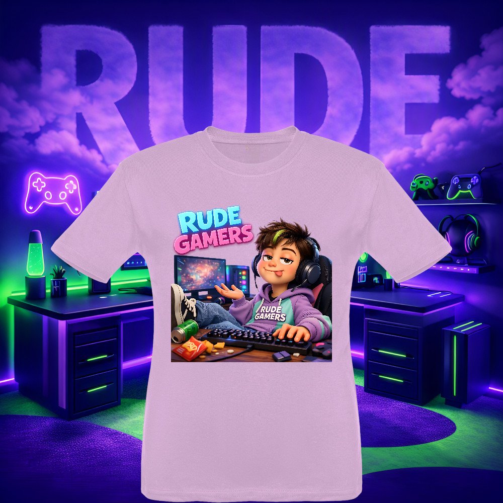 RUDE GAMERS - Zero Effort, Max Style T-shirt