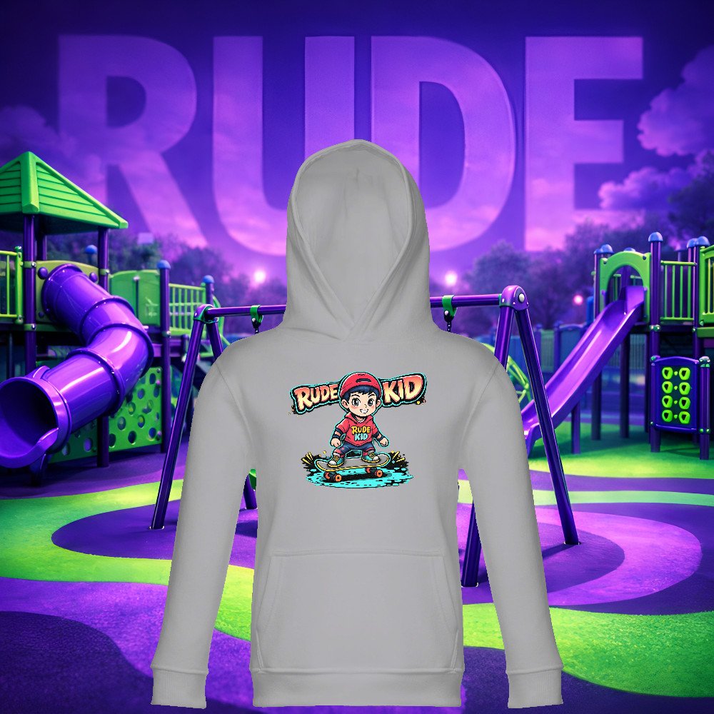 RUDE KID - Skate Splash Hoodie