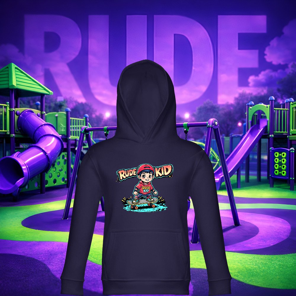 RUDE KID - Skate Splash Hoodie