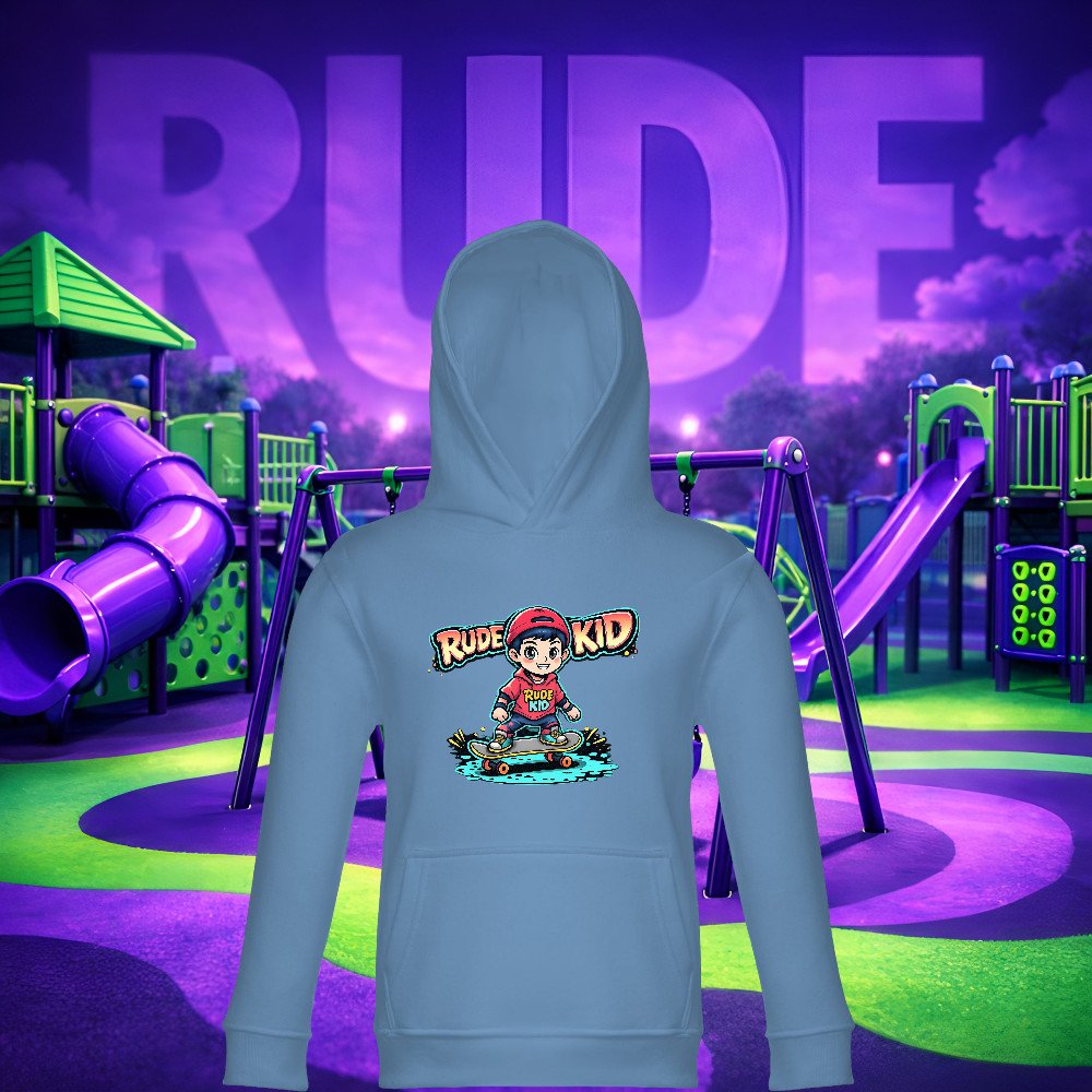 RUDE KID - Skate Splash Hoodie