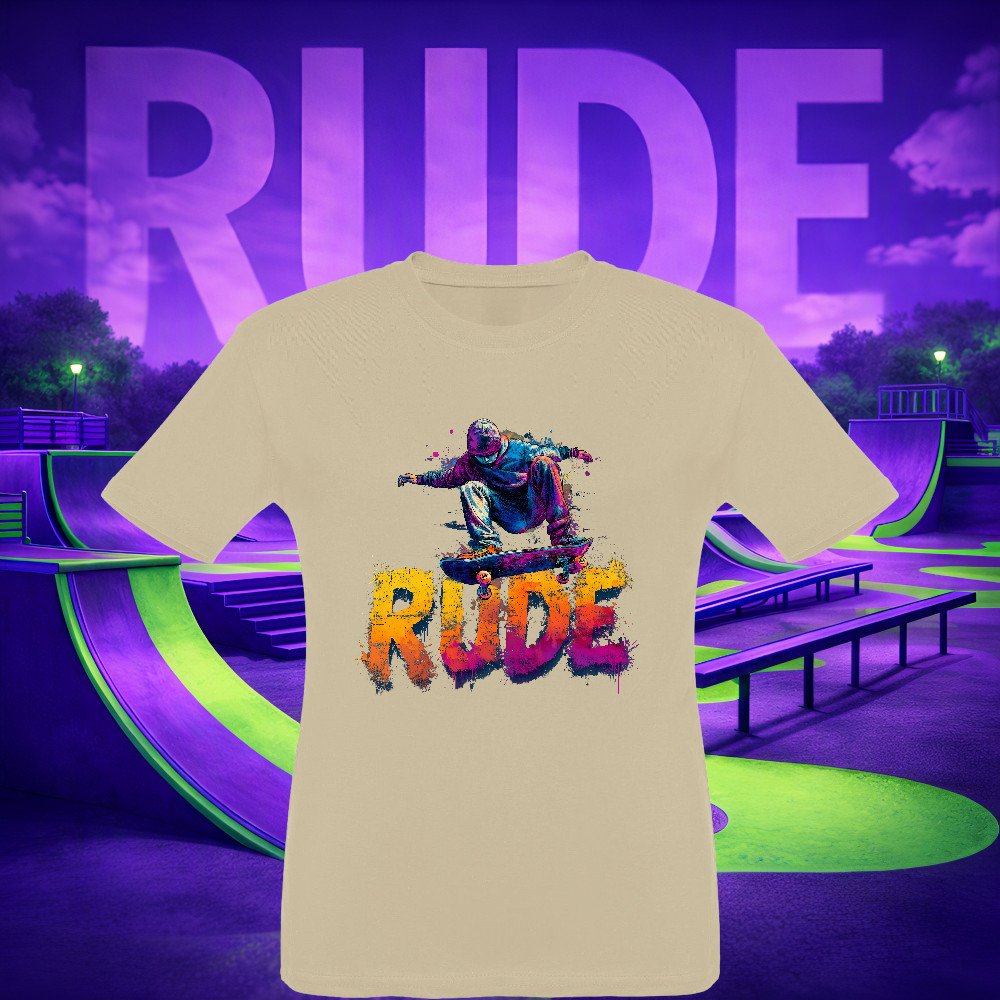 RUDE SKATERS - Ollie Above the Noise T-shirt