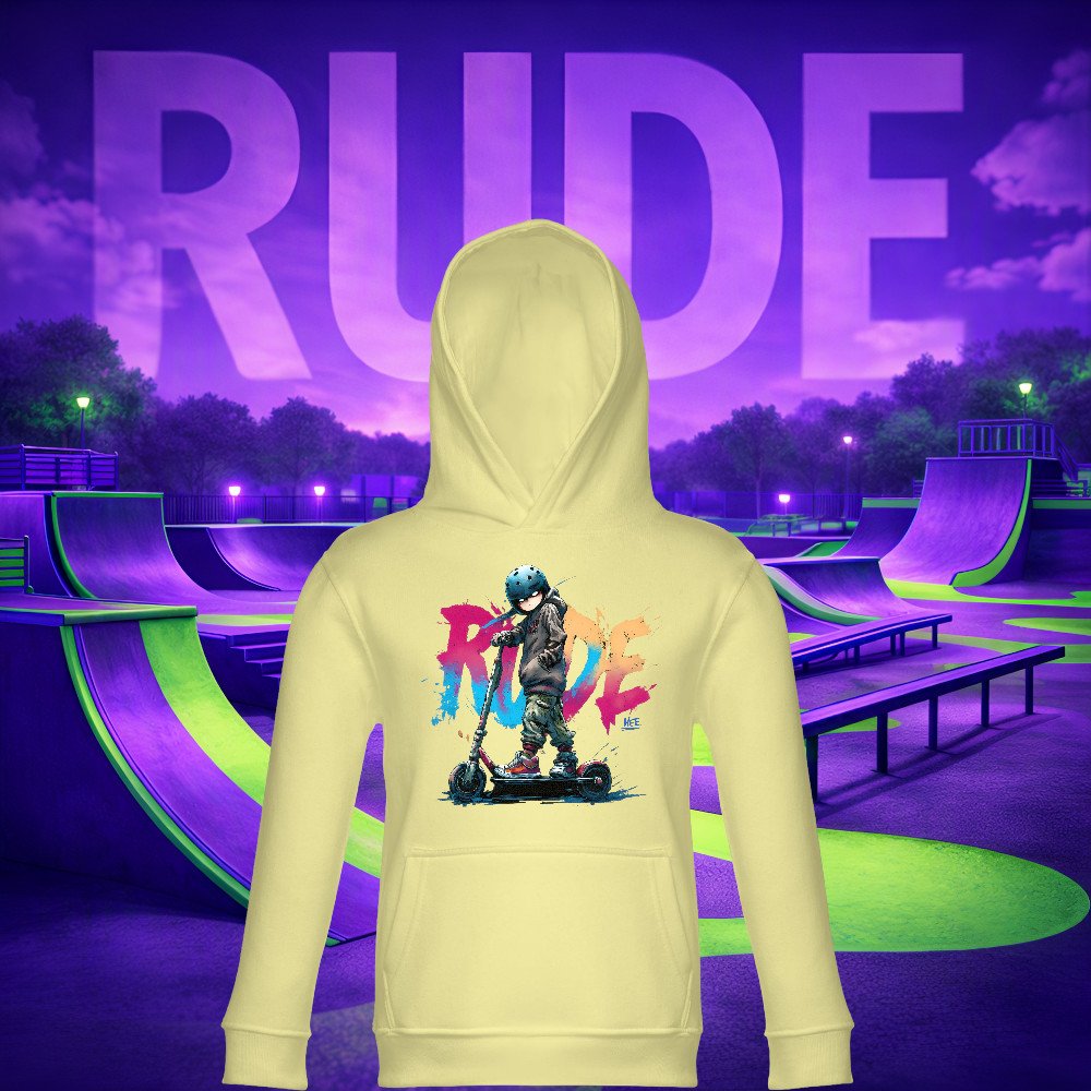 RUDE SKATERS - Paint Splash Ride Hoodie
