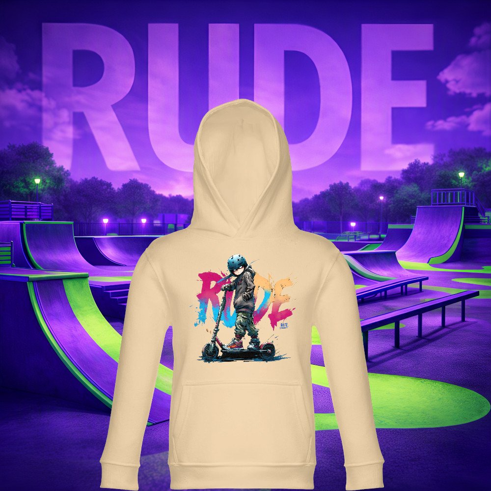 RUDE SKATERS - Paint Splash Ride Hoodie