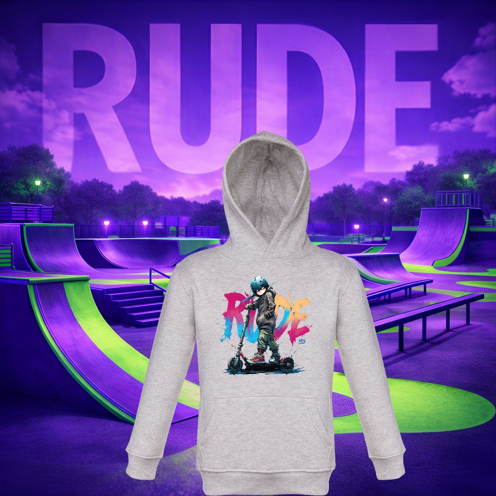 RUDE SKATERS - Paint Splash Ride Hoodie