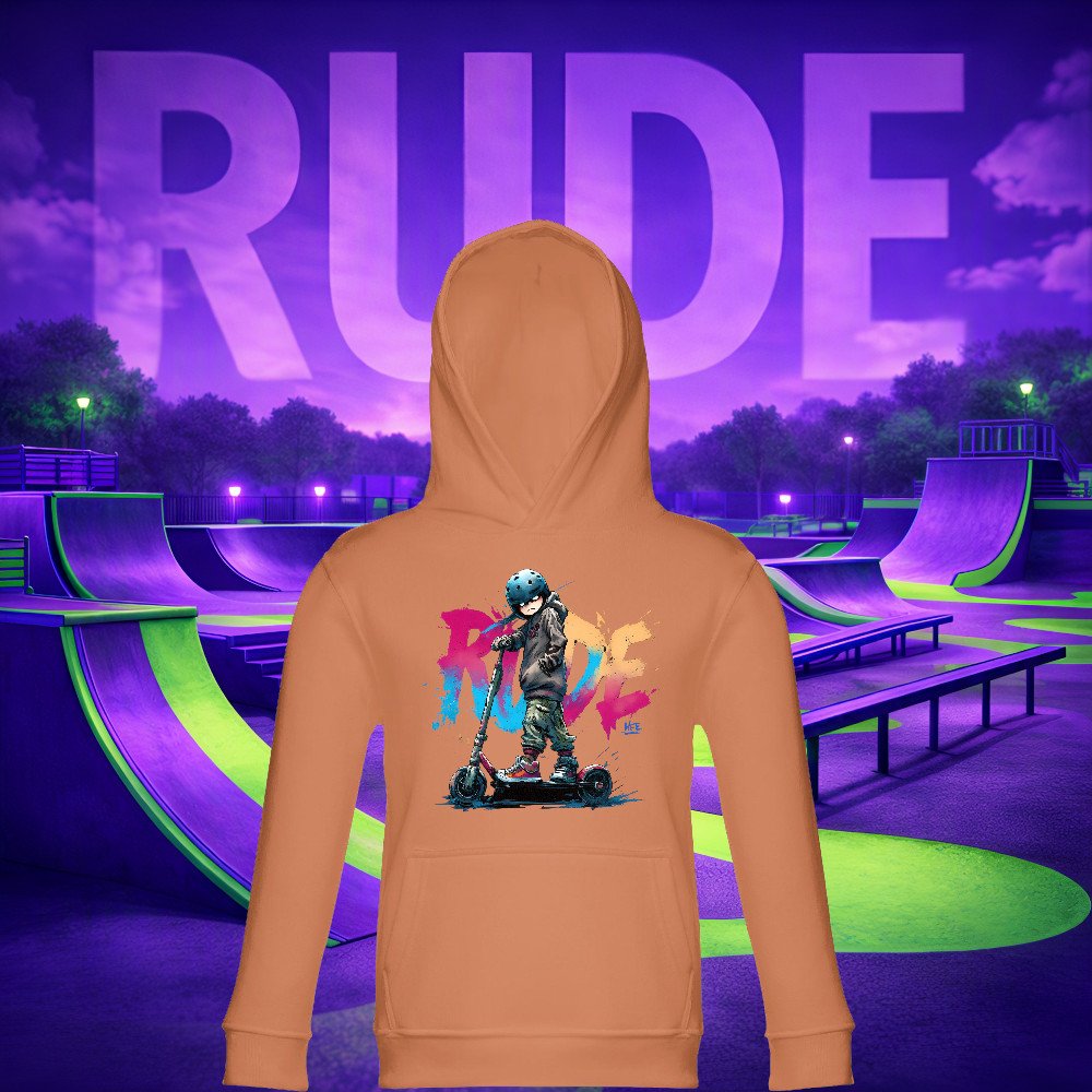 RUDE SKATERS - Paint Splash Ride Hoodie