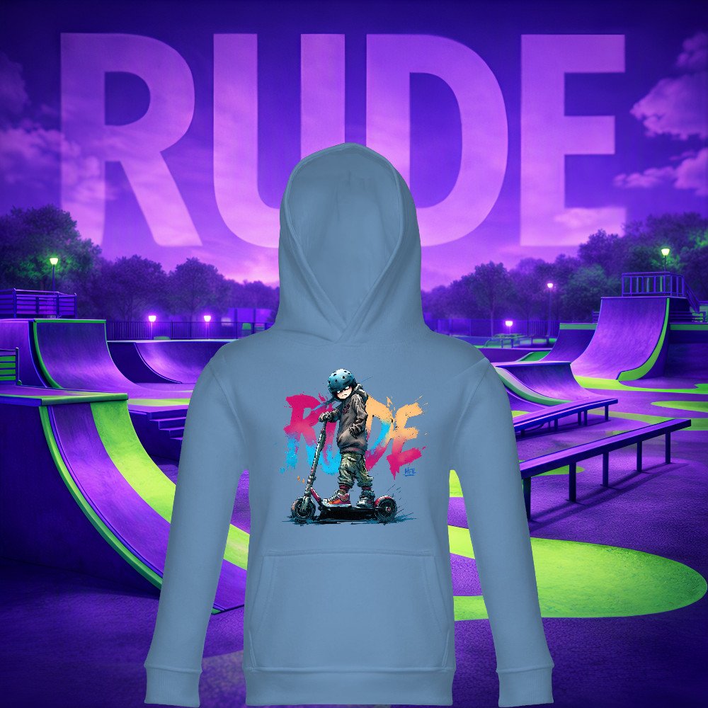 RUDE SKATERS - Paint Splash Ride Hoodie