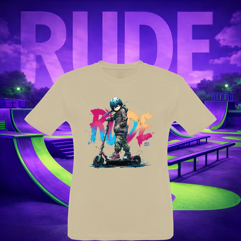 RUDE SKATERS - Paint Splash Ride T-shirt