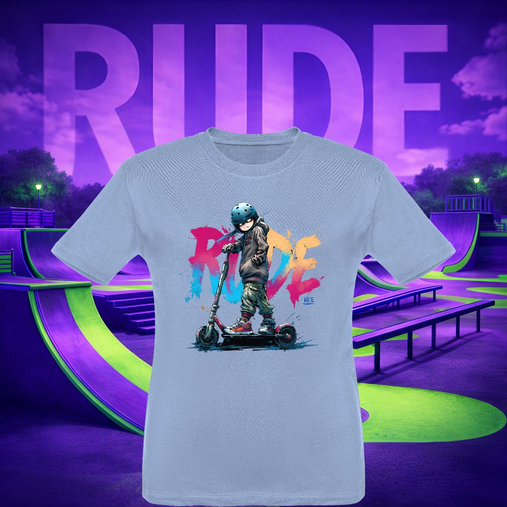 RUDE SKATERS - Paint Splash Ride T-shirt