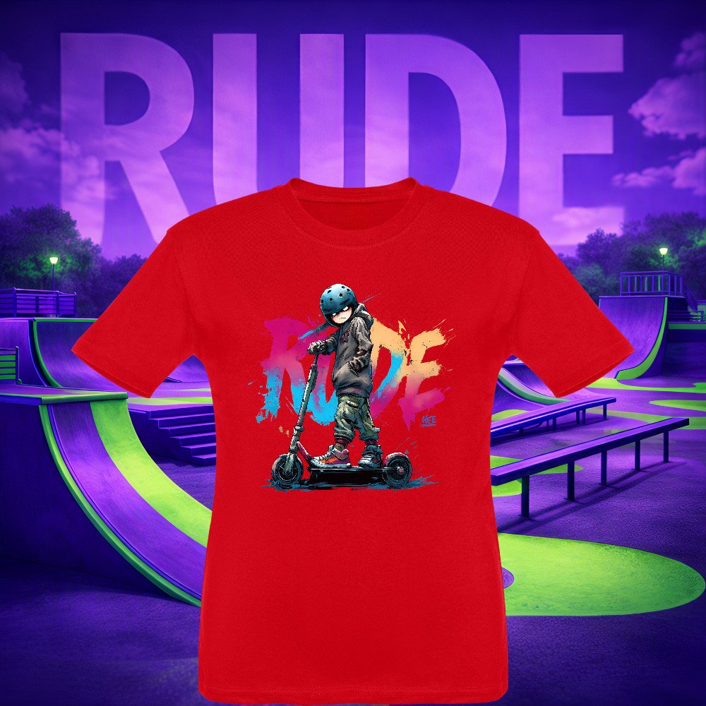 RUDE SKATERS - Paint Splash Ride T-shirt
