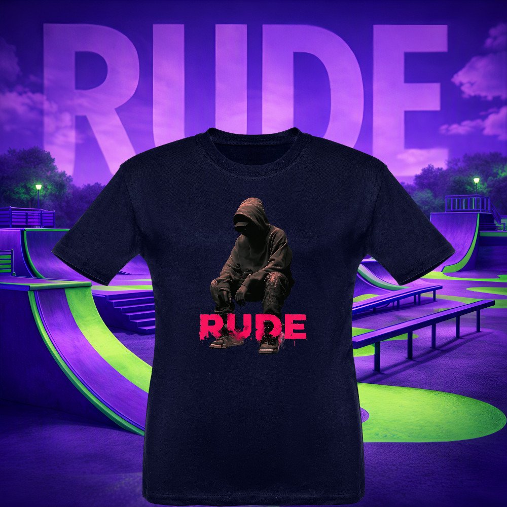 RUDE SKATERS - Shadow Crouch T-shirt