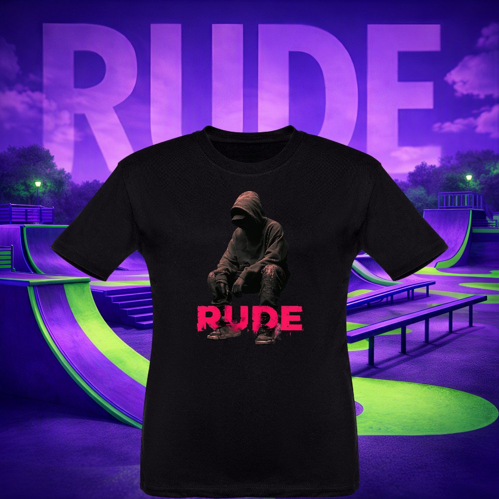 RUDE SKATERS - Shadow Crouch T-shirt