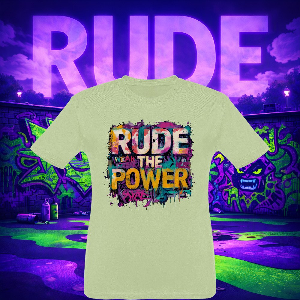 RUDE STREETWEAR - Wear The Power T-shirt