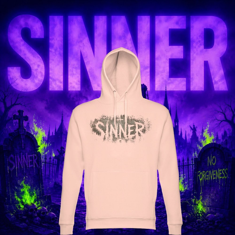 SINNER - Ashen Cross Hoodie