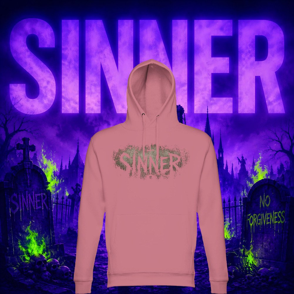 SINNER - Ashen Cross Hoodie